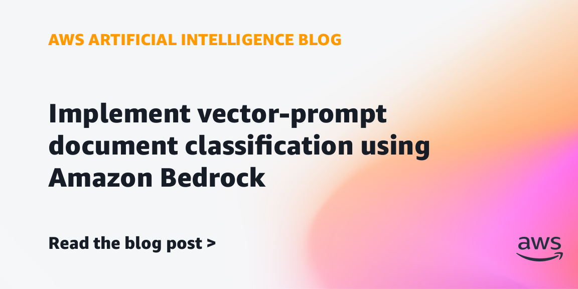 Amazon Bedrock Enables Multi-Agent Document Classification for Insurance