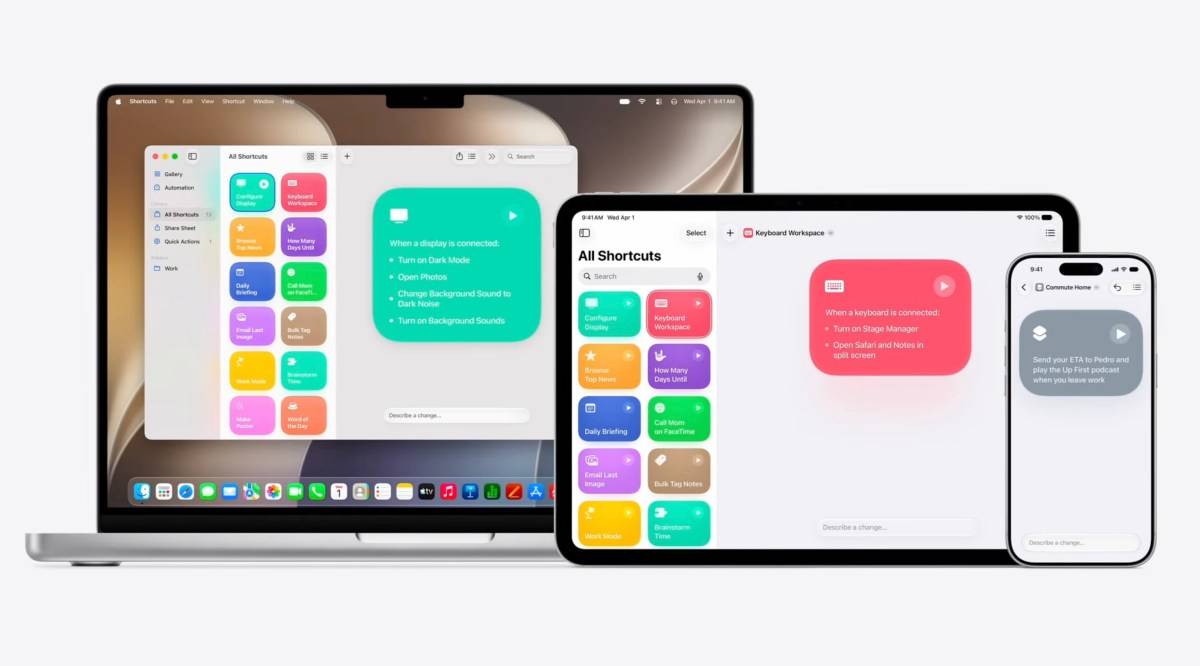 Apple Adds AI to Shortcuts App for Easier Workflow Creation