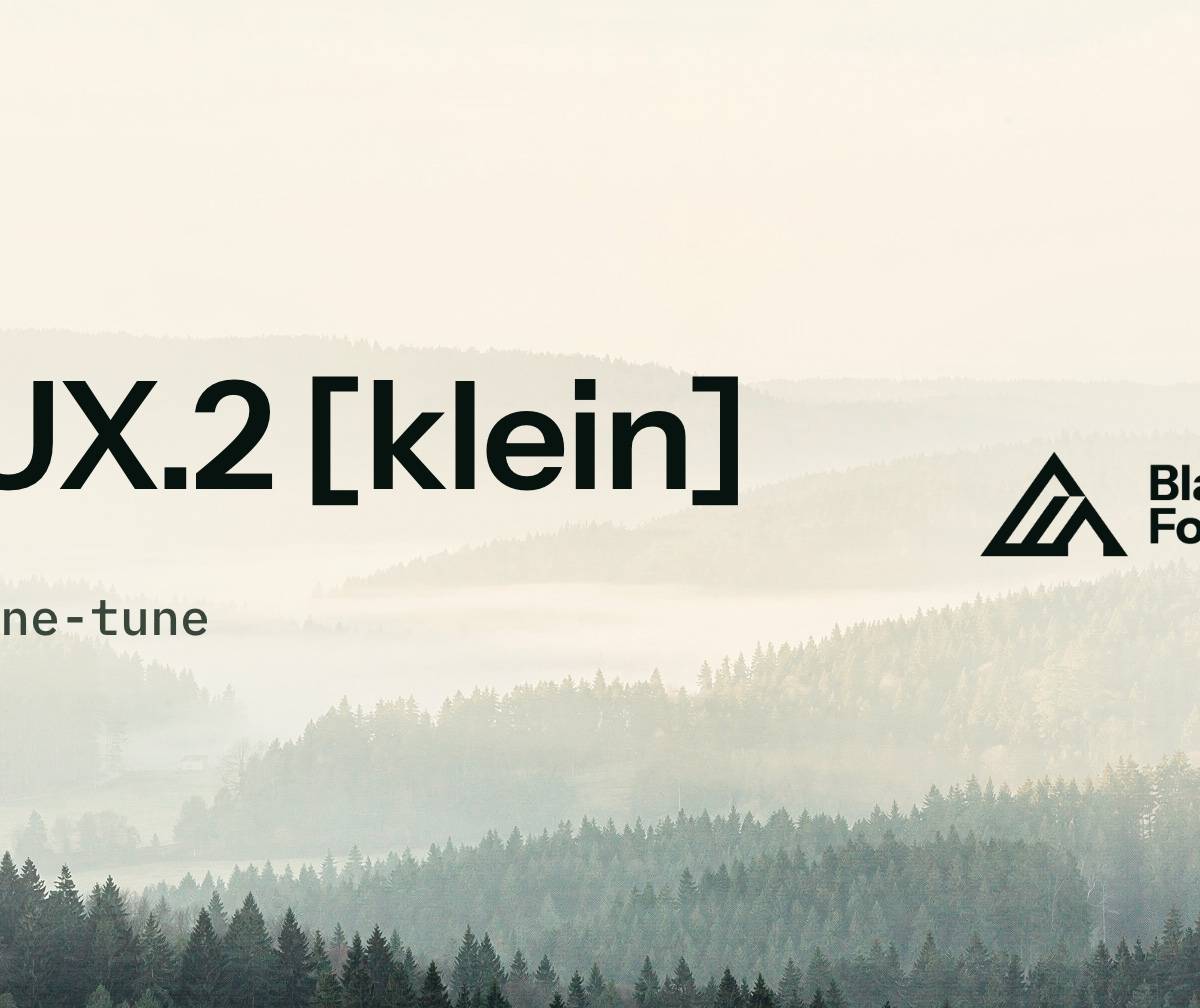 Black Forest Labs Releases FLUX.2 [klein] for Easy Fine-Tuning
