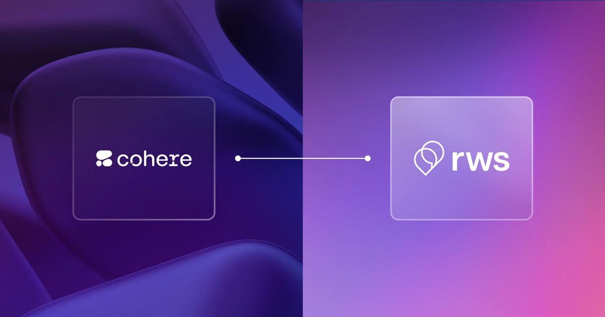 Cohere and RWS Launch Specialized Translation Model for Enterprise Use