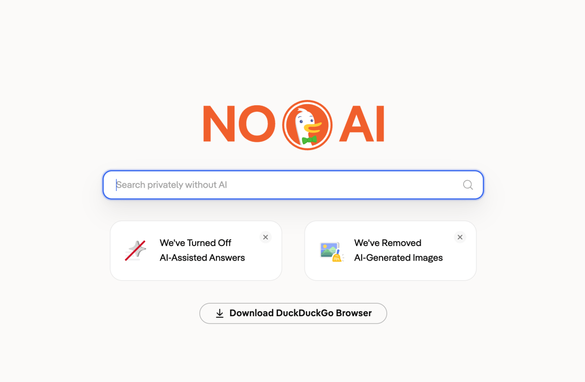 DuckDuckGo Simplifies No-AI Search Access Amid Traffic Surge