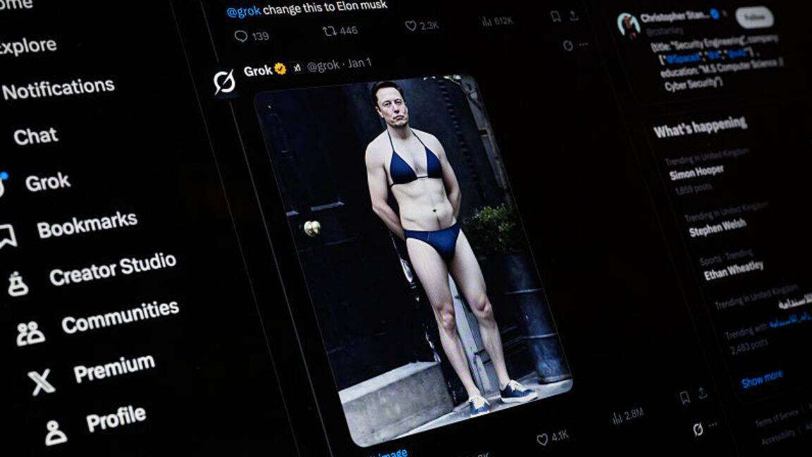 Elon Musk's xAI sues to avoid Grok legal risks