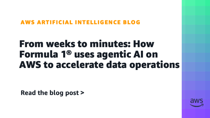Formula 1 Uses Agentic AI on AWS to Cut Data Onboarding Time