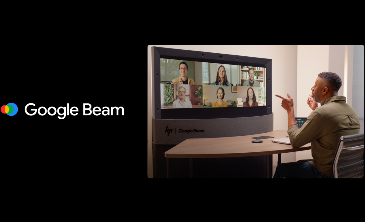 Google Beam Enhances Group Meetings with Immersive Displays