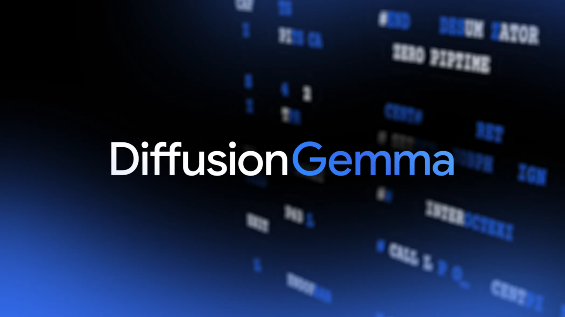 Google releases DiffusionGemma, a new open AI model with 4x speed boost