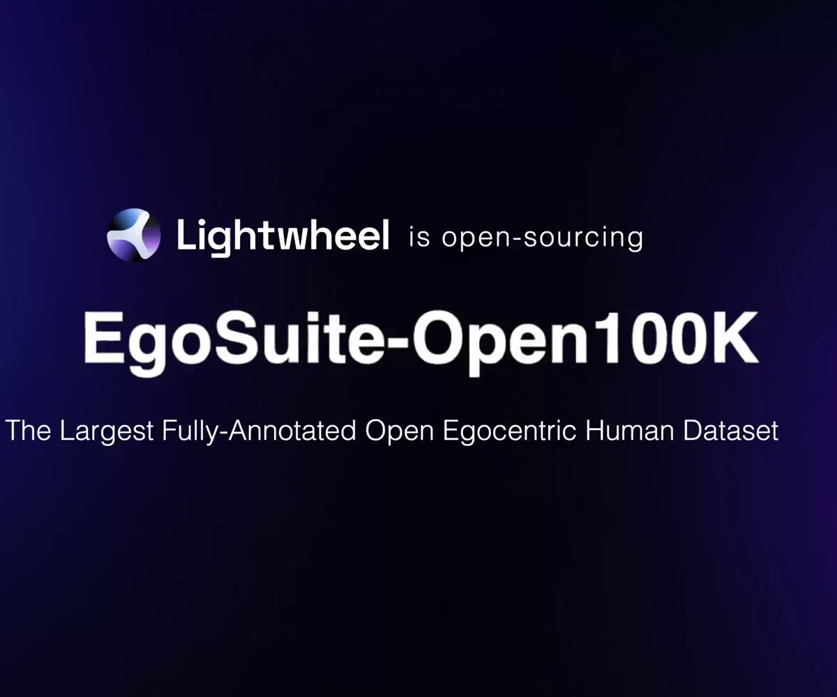 LightwheelAI Releases EgoSuite-Open100K Dataset for Physical AI