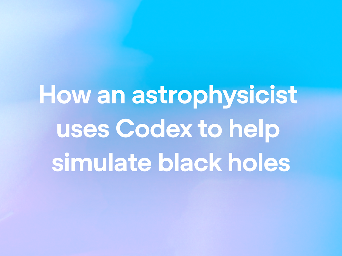 OpenAI's Codex Aids Black Hole Simulations