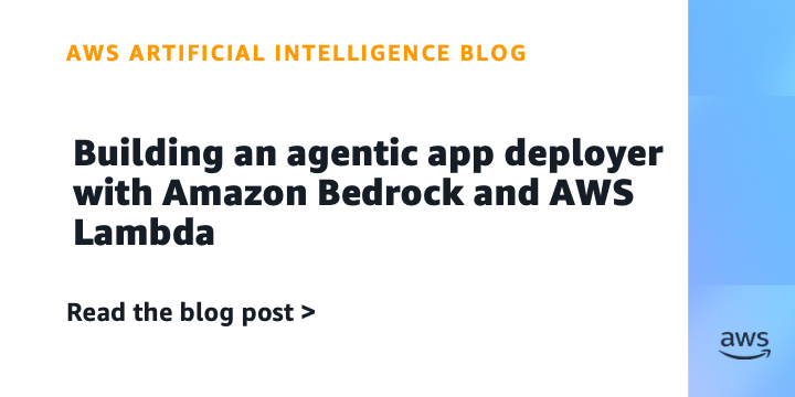 PDI Brew Uses Amazon Bedrock and Lambda for App Deployment